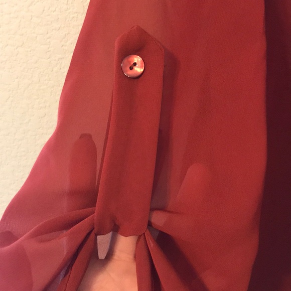 Burnt orange blouse - Picture 2 of 2